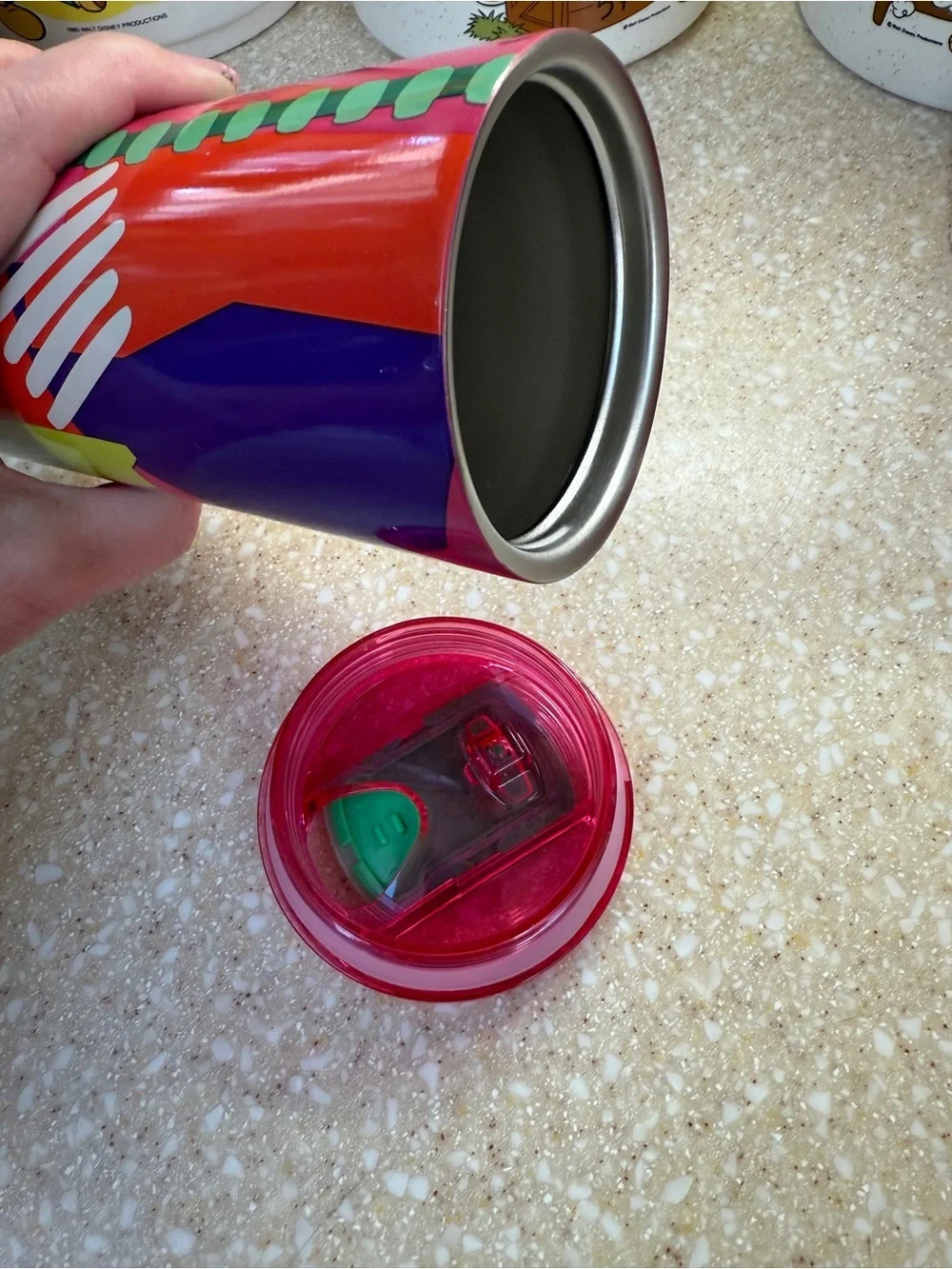 Starbucks Bright Pink ‘BEAUTIFUL” Insulated Tumbler Coffee Travel Cup Mug